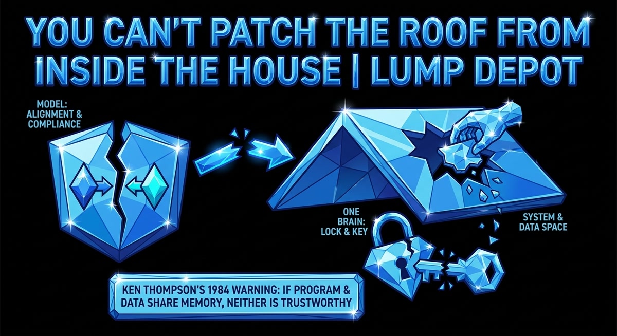 You Can't Patch the Roof From Inside the House